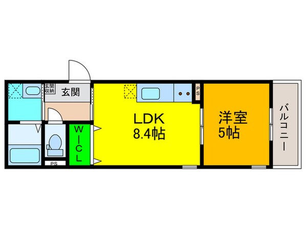 仮）モンタージュ鳳駅前の物件間取画像